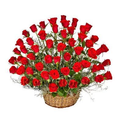 red roses to belgaum on midnight