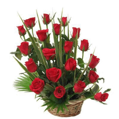 send valentine day Rose Boasket to Mysore