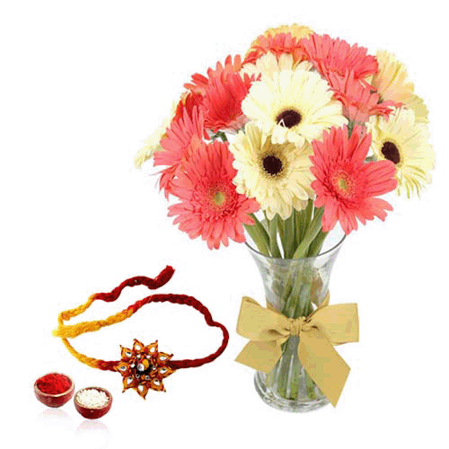 send rakhi with flowers to belgaum