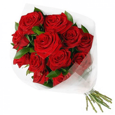 send Bunch of 12 Red Roses to mysore